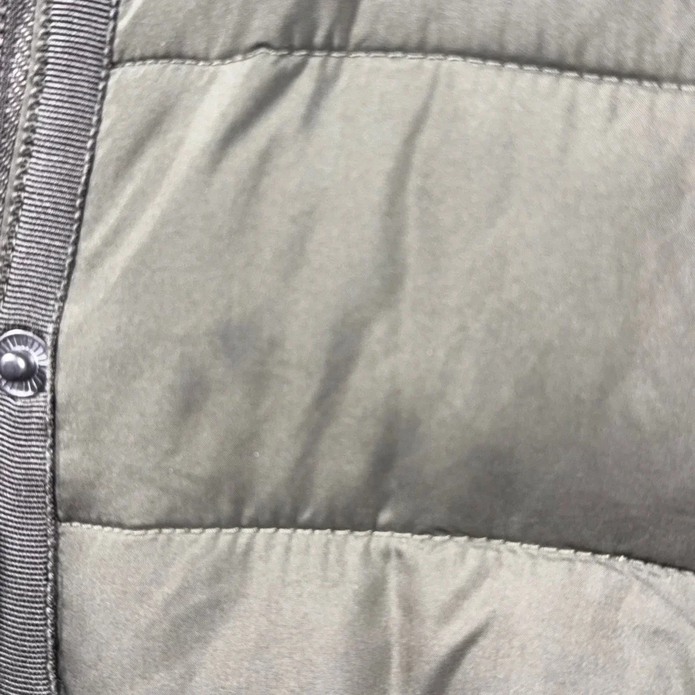 Abercrombie Fitch Jacket Womens Extra Small Ultra Parka Sherpa Lined Olive Green